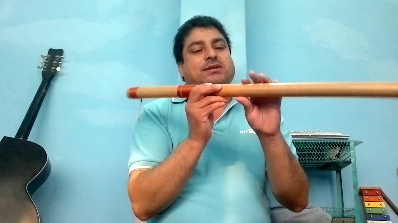 How to play Bansuri , Flute learning for beginners(Tutorial) Lesson 1